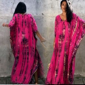 New Bohemian Kaftan Maxi Dress Swim Cover